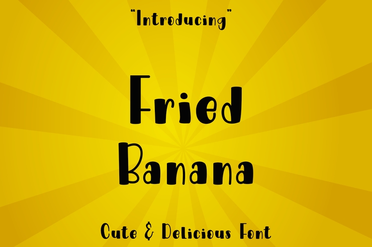 Fried Banana字体 4