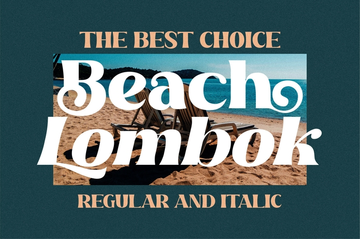 Beach Lombok字体 3