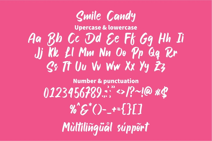 Smile Candy字体 3