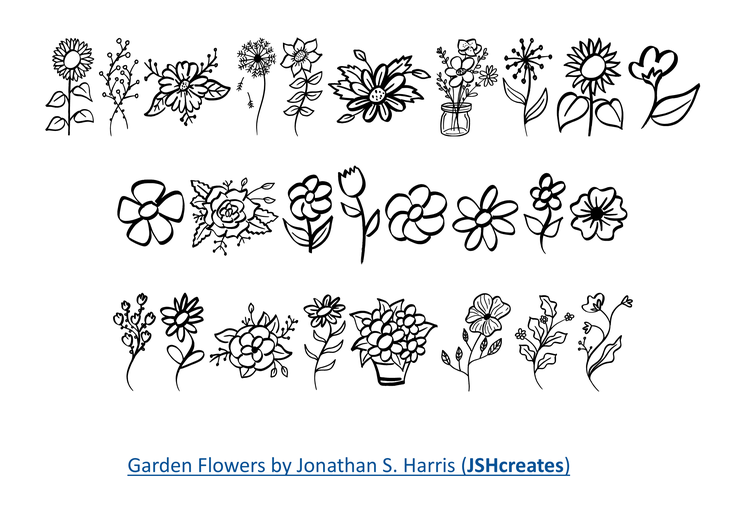 Garden Flowers字体 1