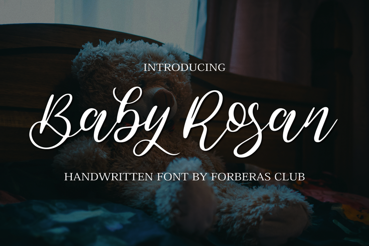Baby Roshan字体 3