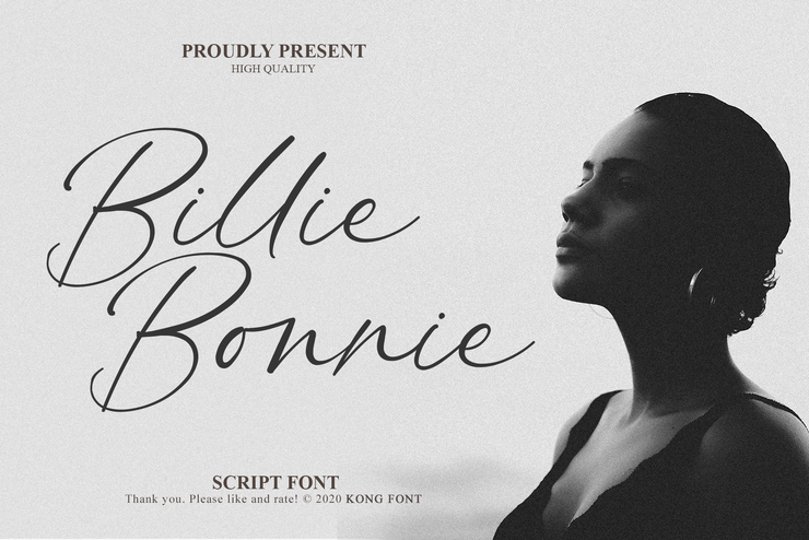 Billie Bonnie字体 1