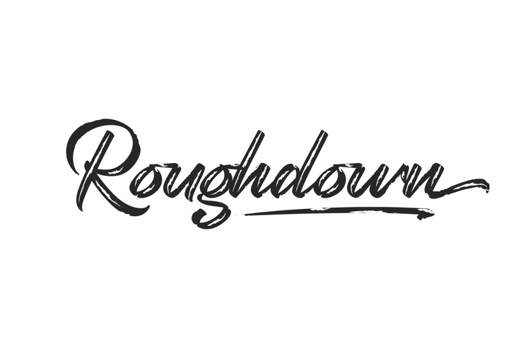 Roughdown字体 1