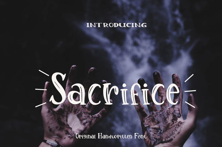 Sacrifice字体 4
