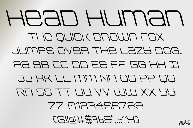 Head Human字体 7