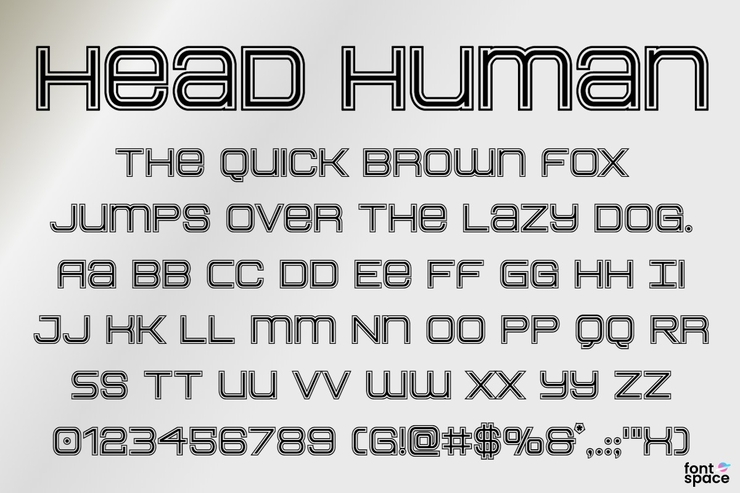 Head Human字体 9