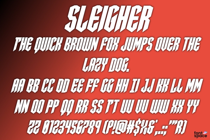 Sleigher字体 4