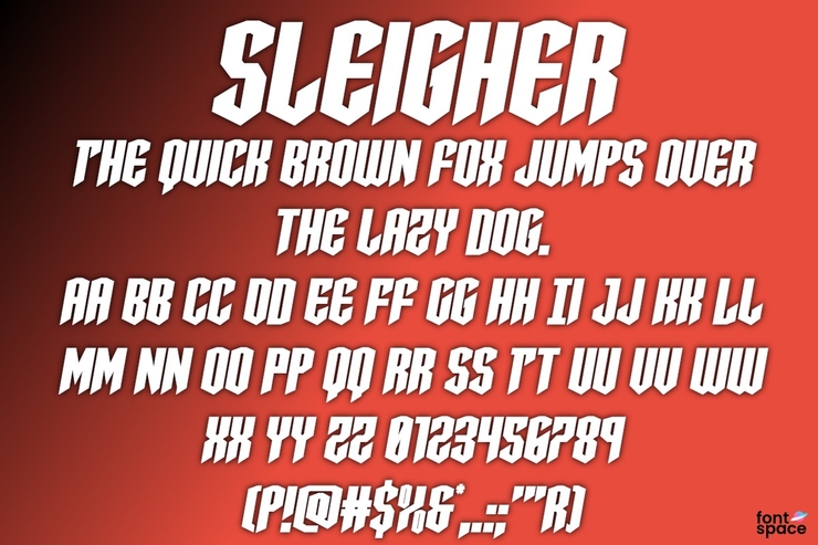 Sleigher字体 6