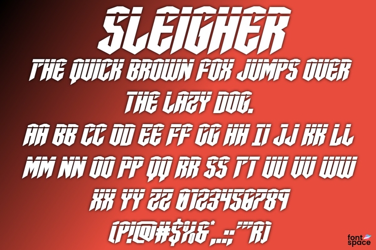 Sleigher字体 9