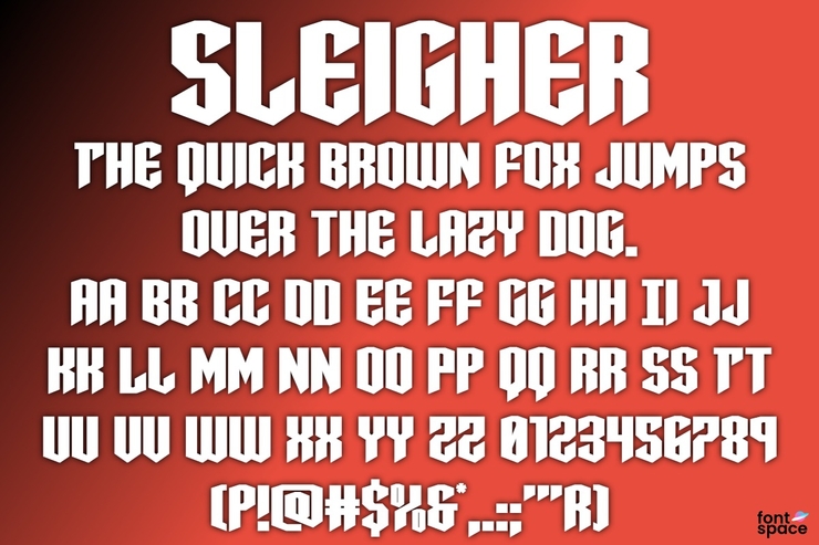 Sleigher字体 10