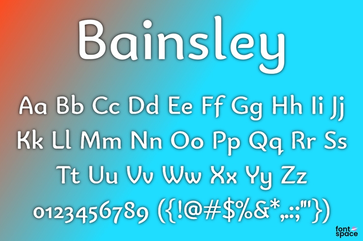 Bainsley字体 1