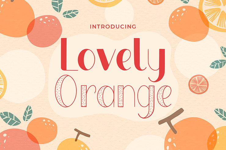 Lovely Orange字体 1