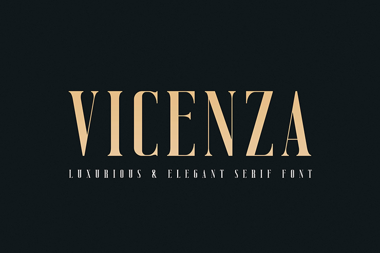 Vicenza字体 1