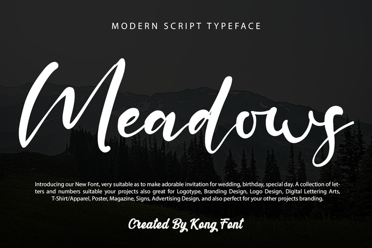 Meadows字体 1