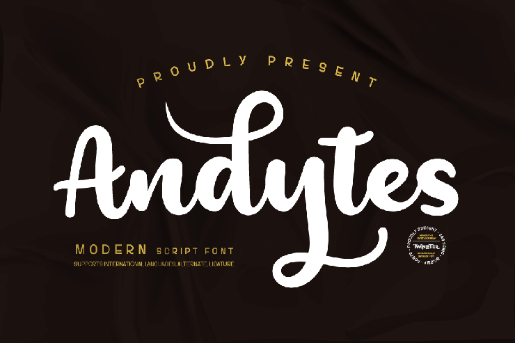 Andesytes Personal字体 2