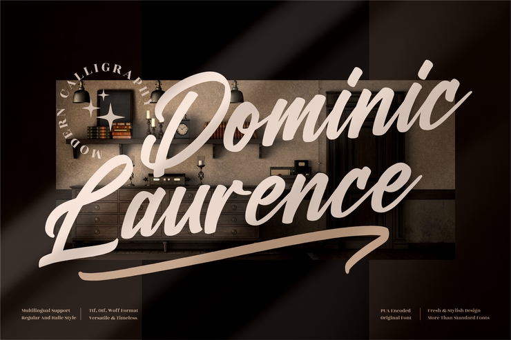Dominic Laurence字体 5