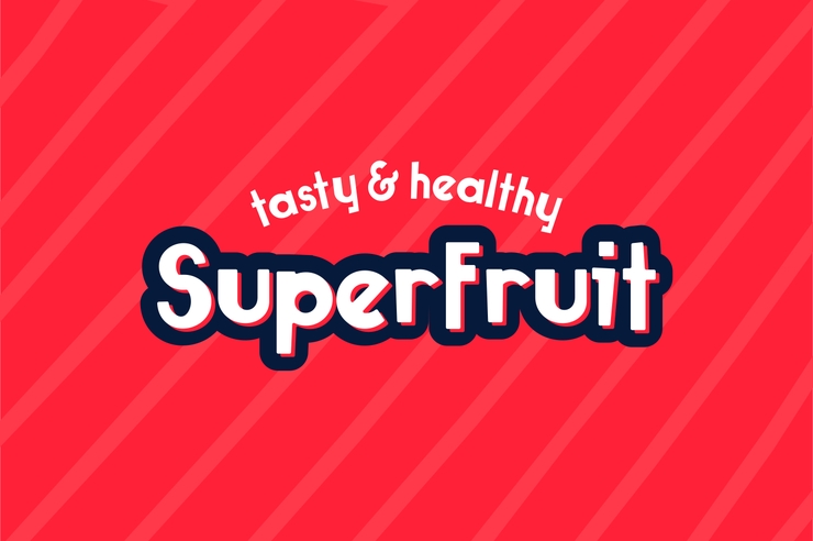 Superfruit字体 1