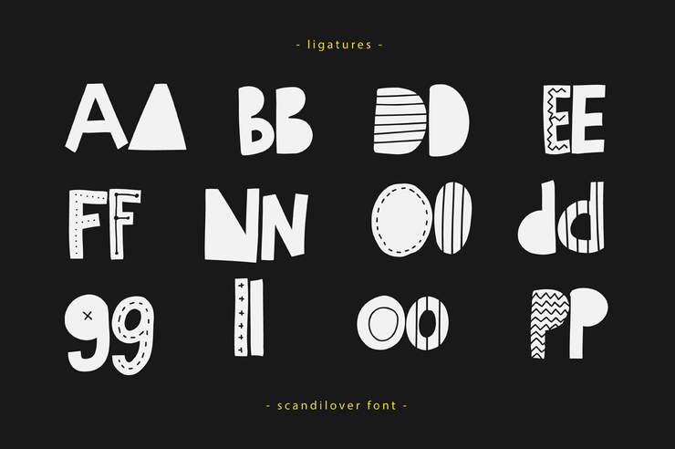 Scandilover Script字体 2