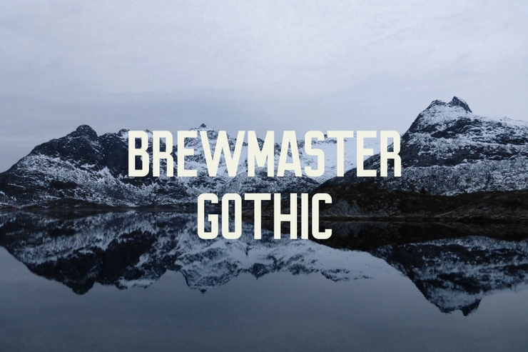 Brewmaster Gothic字体 6
