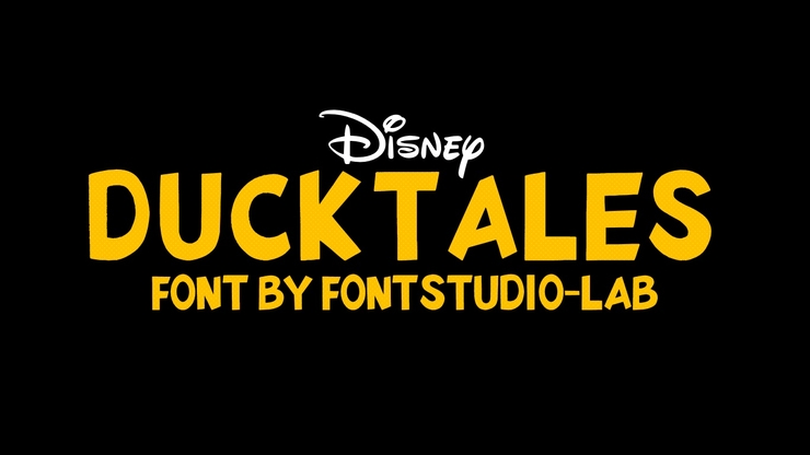 DuckTales字体 1