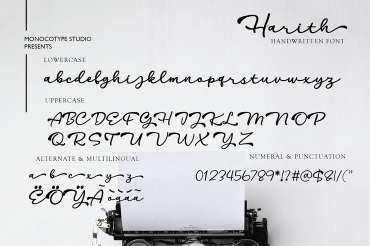 Harith字体 6