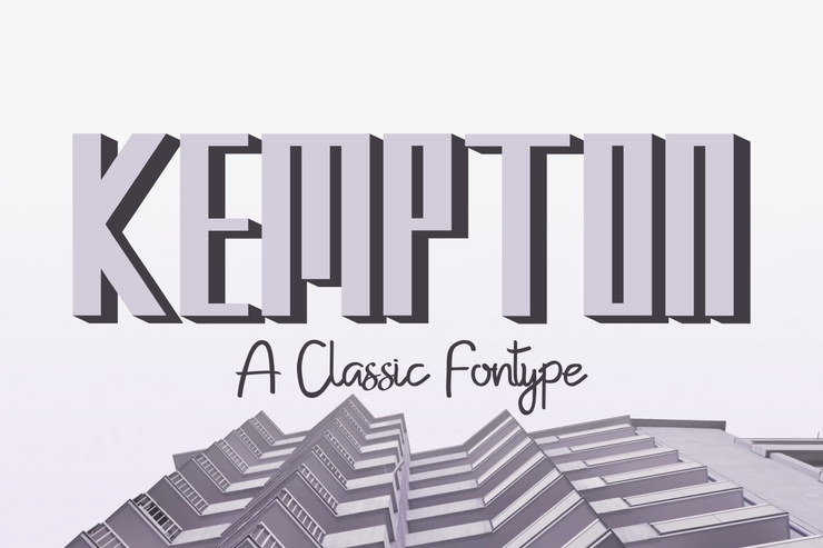 Kempton Serif字体 4