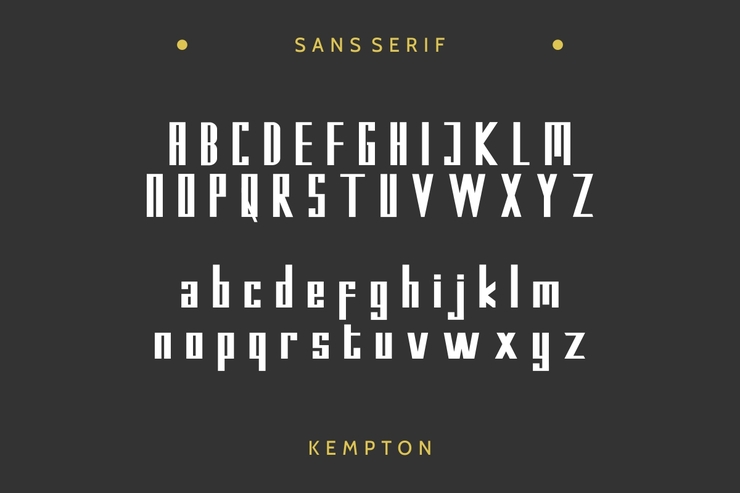 Kempton Serif字体 6