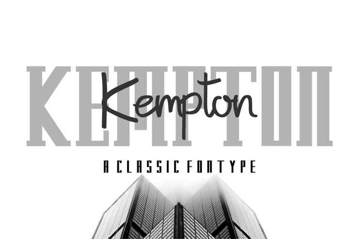 Kempton Serif字体 10