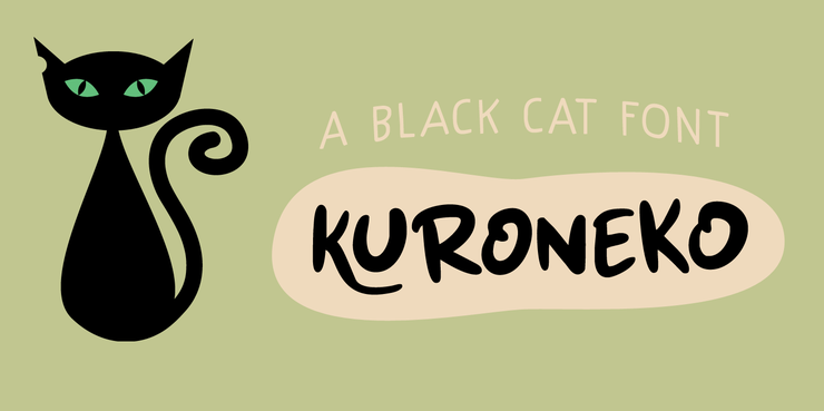 Kuroneko (DEMO)字体 1