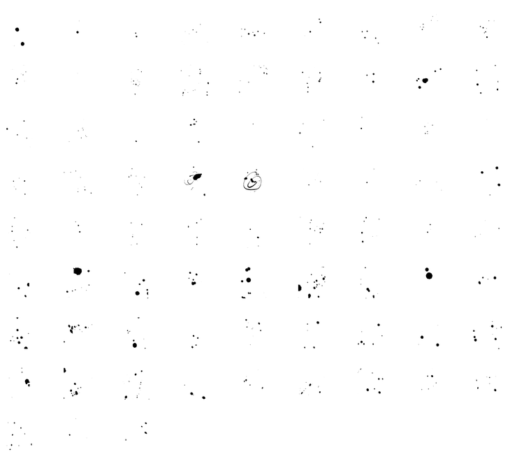 Irregular Ink Spots字体 1