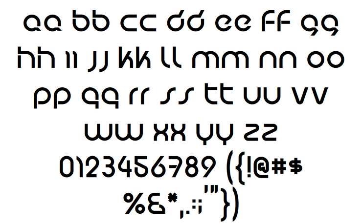 Predatron字体 1