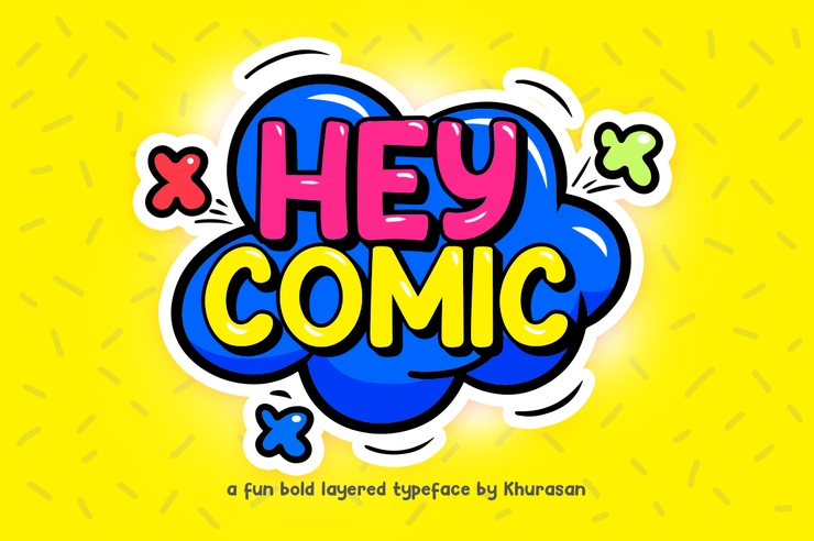 Hey Comic字体 1
