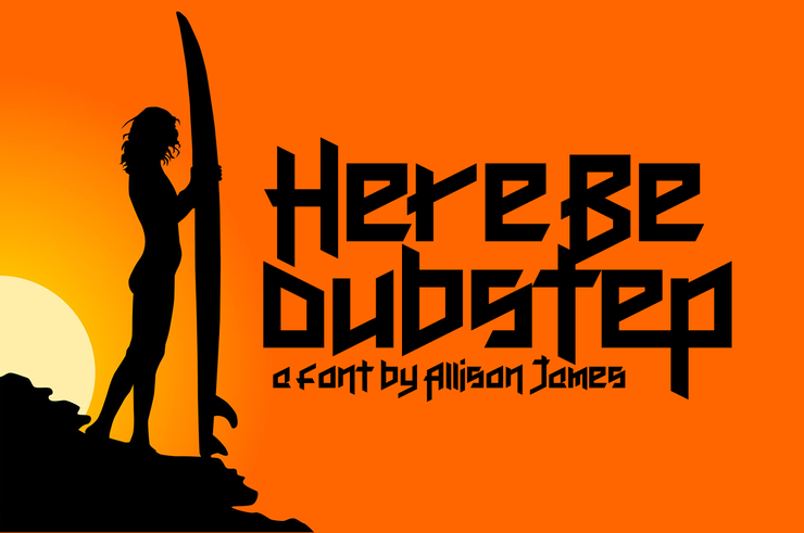 Here Be Dubstep字体 2