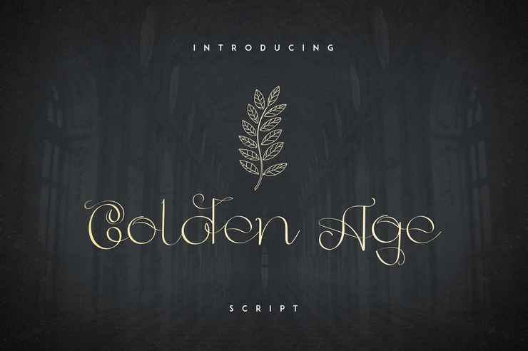 GoldenAge字体 1