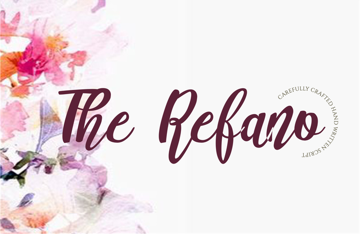 The Refano字体 1