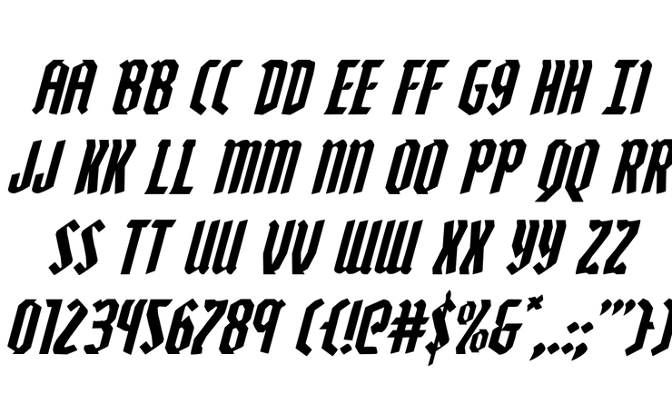 Zollern字体 4