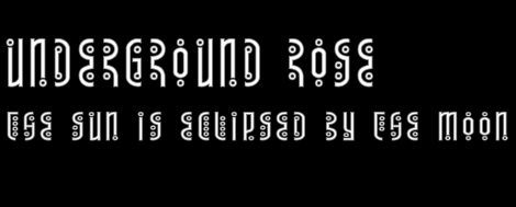 Underground Rose字体 1