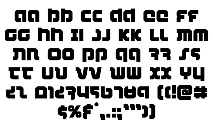 Combat Droid字体 4