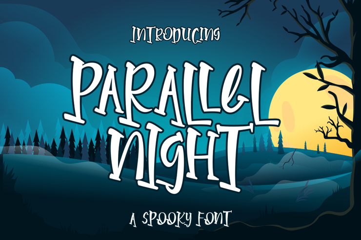 Parallel Night字体 4