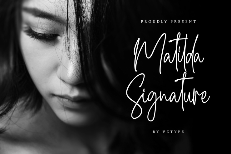 Matilda Signature字体 1