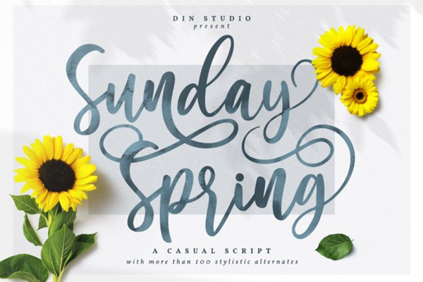 Sunday Spring字体 3