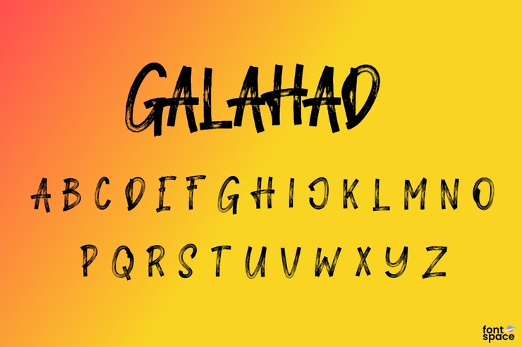 Galahad字体 1