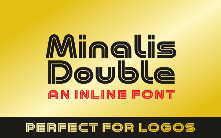 Minalis Double字体 1