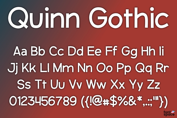 Quinn Gothic字体 1