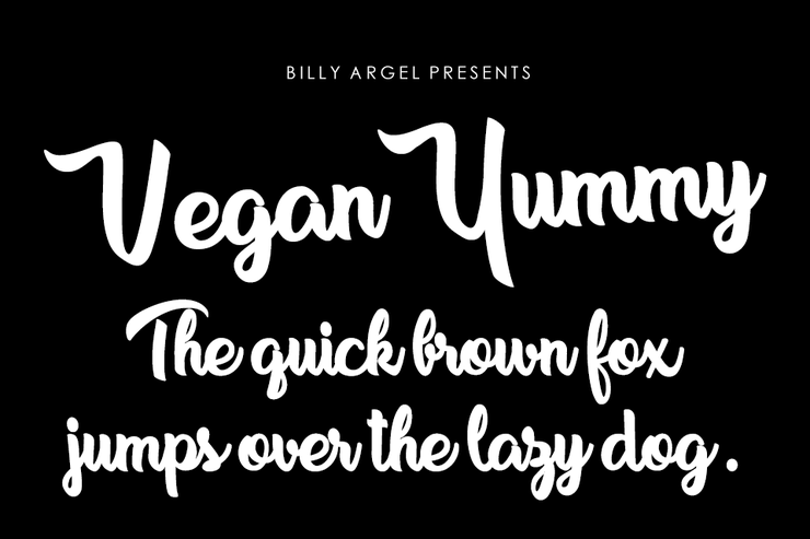 Vegan Yummy字体 1