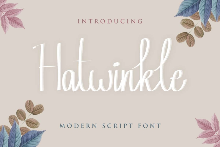 Hatwinkle字体 1