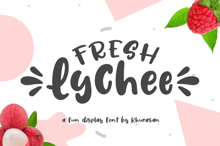 Fresh Lychee字体 1
