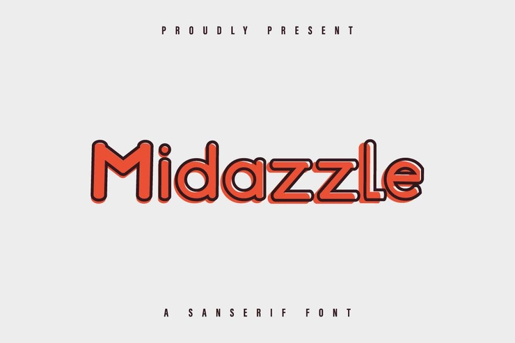 Midazzle字体 1