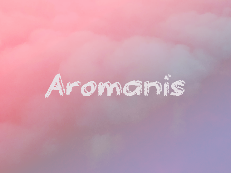 a Aromanis字体 1