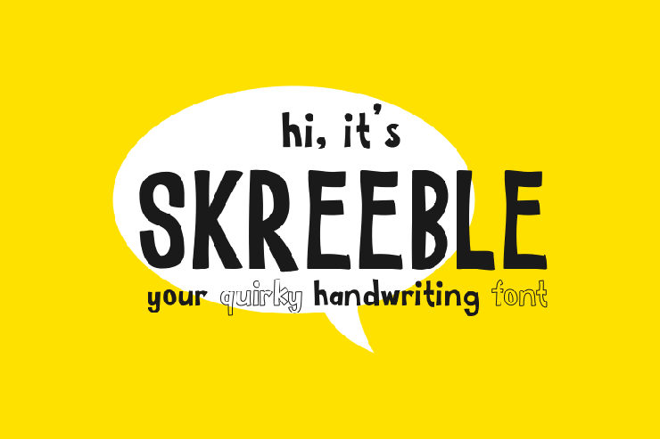 SKREEBLE字体 1